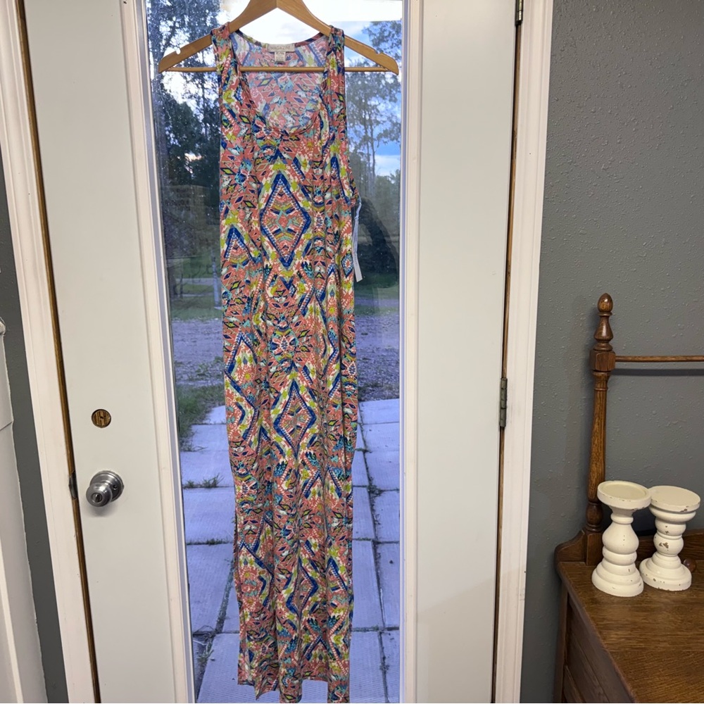 NWT Magazine maxi multi colour summer dress sizeXL‎